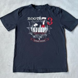 Roots ~ “Ocean Rider” Tee ~ Youth Large 9-10 Years